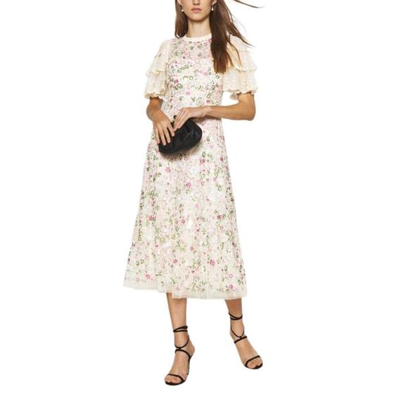 Needle & Thread - Odette Ballerina Sequin Midi Dress - Picture 3 of 7